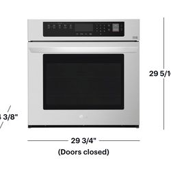 🔥 NEW LG - 30" Built-In Electric Convection Wall Oven with EasyClean - Stainless Steel LWS3063ST