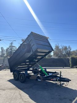 DUMP TRAILER 8x12x4