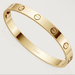 Love Bracelet 18k Yellow Gold Size 16