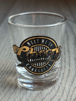 Vintage Cheers Meet Me In Charlotte, NC Shot Glass