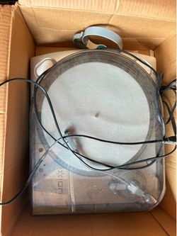 Disc record spinner