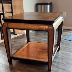 Solid Wood End Table 