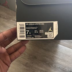 Jordan 13 Obsidian Size 7y