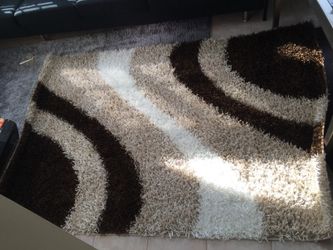 Beautiful shaggy rug 5 X 7