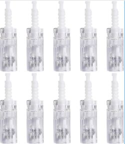 12 Pin Microneedling Pen Cartridges for Dr Pen A6 N2 M7 M5 A1 A10, 10 Pack