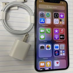 Factory unlocked apple iphone X 256 gb, store warranty!