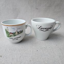 Vintage Mini Espresso Cups Set of 2 – Scandinavian & Lavazza Demitasse Cups