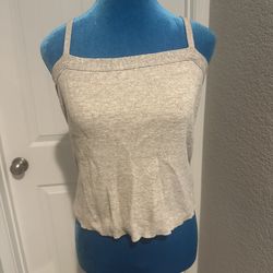 Women’s Light Heather Gray Knit Cami Tank Top