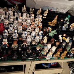 A bunch of star wars mini figs. Ill sell all for $400