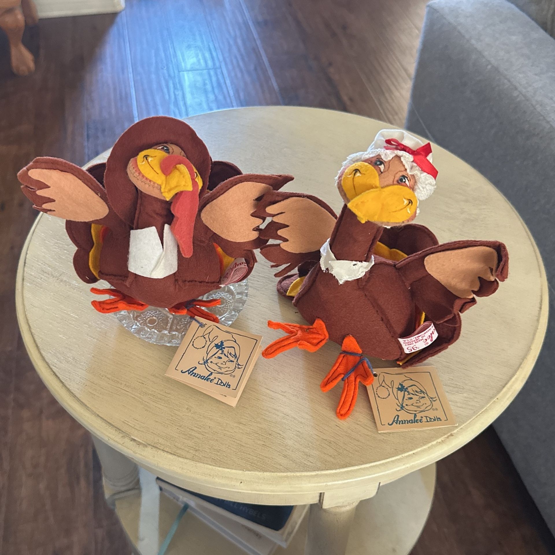 Annalee Boy And Girl Turkey Dolls