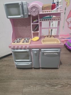 Our generation kitchen and fridge