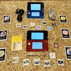 2 Original Nintendo 3DS MEGA Set!!! Read The Description plz