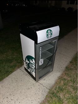 Starbucks Branded Commercial Display Refrigerator