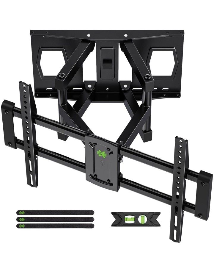 Full Motion Mount, USX MOUNT UL Listed TV Wall Mount for Most 42-84 inch TVs, Holds up to 120lbs, Max VESA 600x400mm, Swivel TV Bracket with Dual Arti