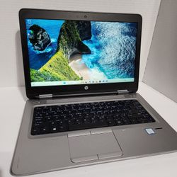 CARBON FIBER SILVER HP ELITEBOOK 640 WINDOWS 11 PRO LAPTOP 