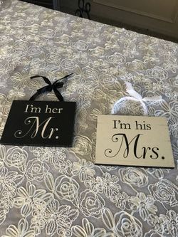 New! Wedding signs.
