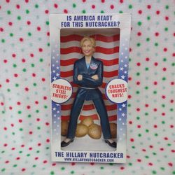 The Hillary Clinton Nutcracker W/ Stainless Steel Thighs