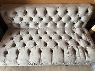 Tufted Velvet 3 piece Sofa Sectional with Acrylic Legs