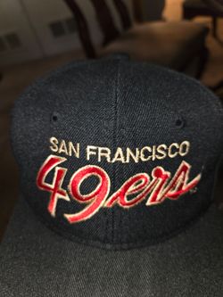VINTAGE 49ers script hat 150$$$$