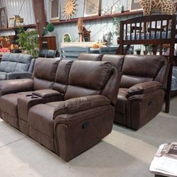 Living Room Sets , Couches, Sofas With Recliners 