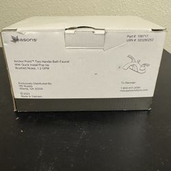 New Two handle Bath faucet Brush Nickel