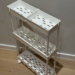 Slim Plastic Roller Cart