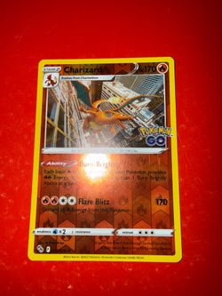 Reverse Holo Charizard 010/078 Pokemon GO Pokemon card