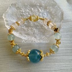 Brand New Hand Made Crystal Bracelet 022