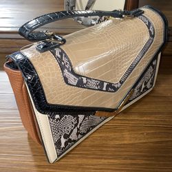 New ALDO Designer Crossbody Bag – Luxe Snake Print Statement Piece