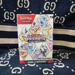 🚨✨ POKÉMON PRISMATIC EVOLUTIONS BOOSTER BUNDLE – 6 PACKS – FACTORY SEALED! ✨🚨
