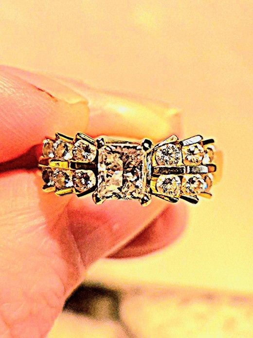 1.72 Total Weight Mined Diamond Ring