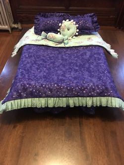 Doll Bed with Storage for American Girl and 18” Dolls