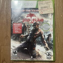 Dead Island xbox 360 game