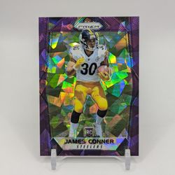 James Conner 2017 Prizm Purple Crystals #225 /75 (RC)