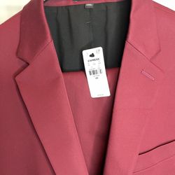 Burgundy - Men’s Extra Slim Express Suit!!