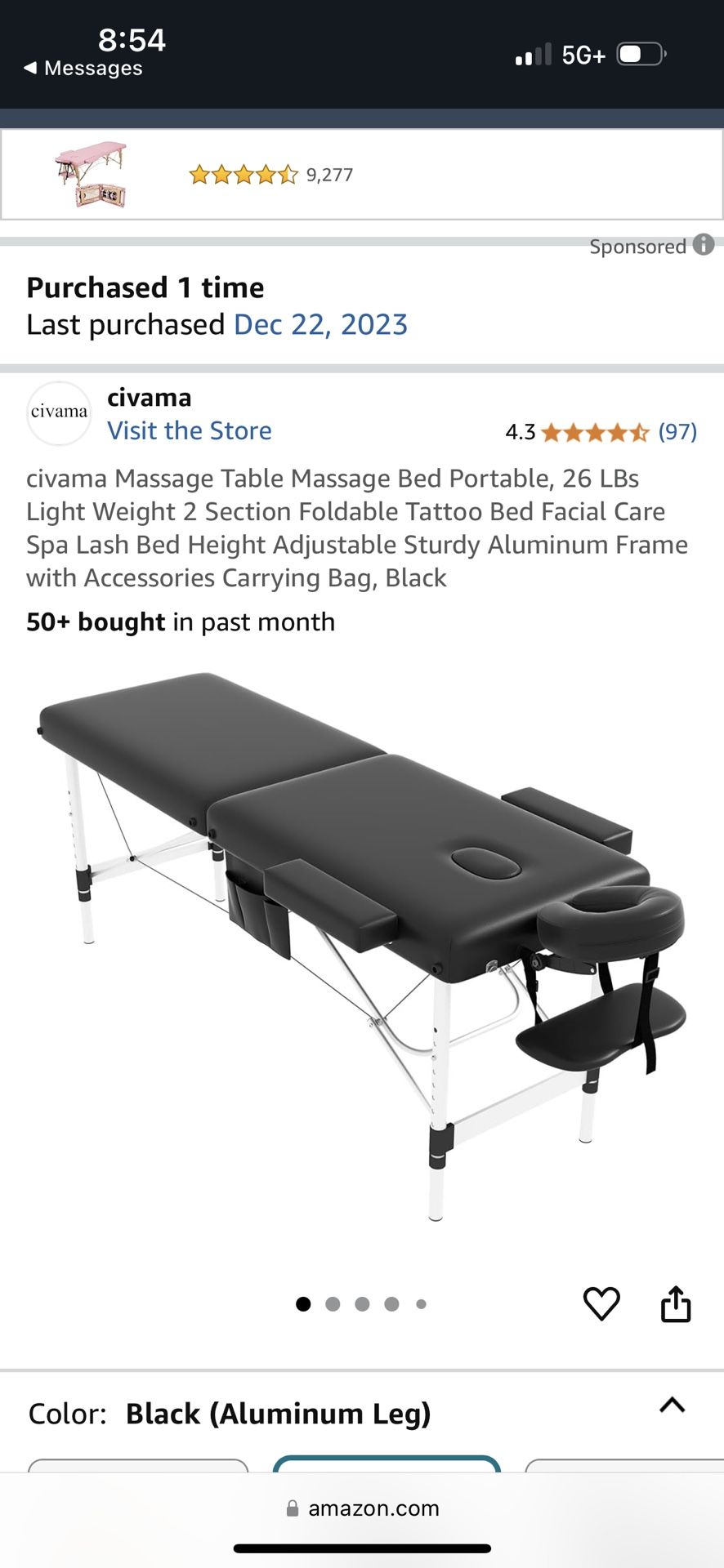 Massage Table 