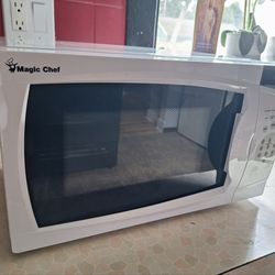 White microwave