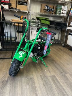 40cc 4-Stroke Gas Powered Mini Dirt Bike for Kids, 18MPH Off-Road mix weight 110lb
