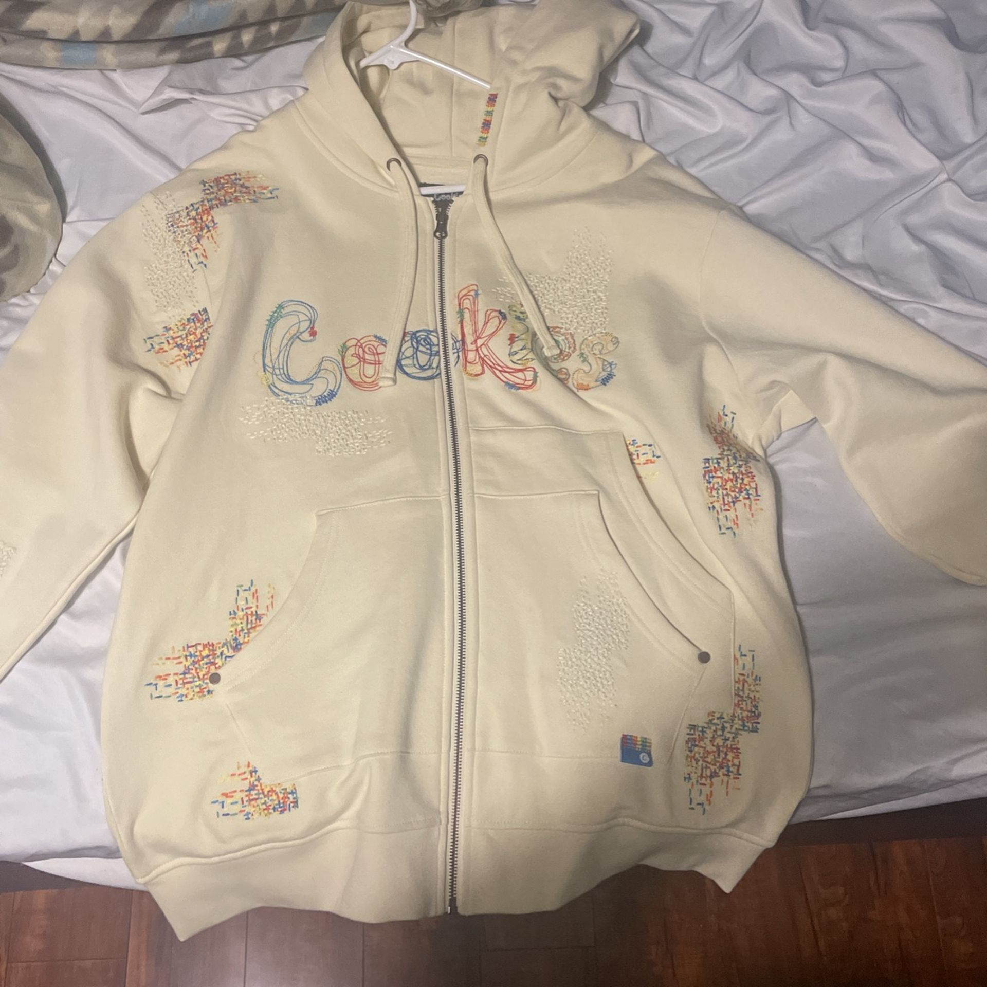 Cookies Anthem Zip Fleece Cream