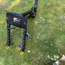 Soft ride bike rack