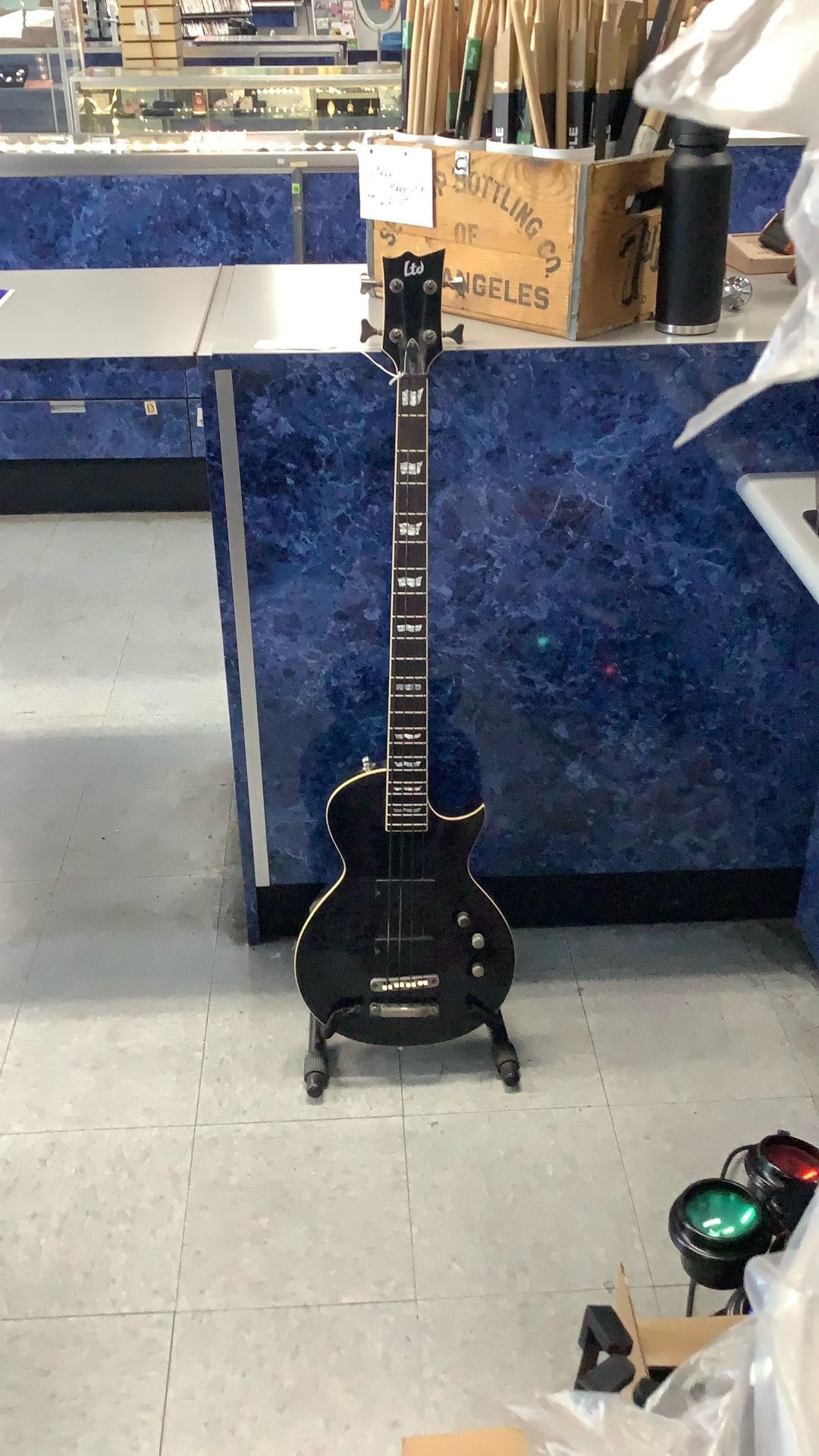 Black LTD EC404 Bass Guitar