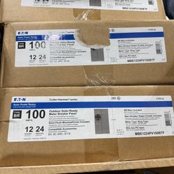 Eaton 100amp Flush mount Meter Main 