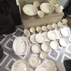 Homer Laughlin Virginia Rose China Set