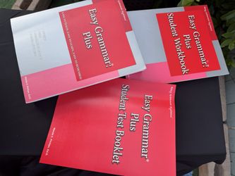 Easy Grammar Plus Complete Set – Textbook, Student Workbook & Test Booklet