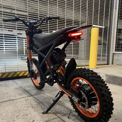NEW - 2400W Electric Pit Bike, 37mph+, 4’8-6’2 Rider, 29inch High Seat, 21ah Removable Battery, Reversed Fork, GT54, Tuttio Similar