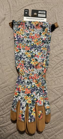 Duluth Trading Co. Women's Pattern Sleeve Gauntlet Gloves Size M