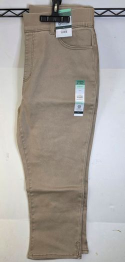 Terra & Sky Plus Size Tan Capri Jeggings 1X (16W-18W)
