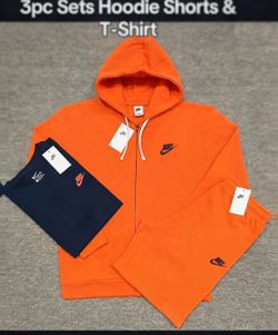 Nike 3 piece short sets