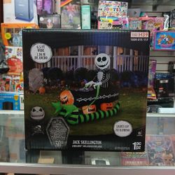 Jack Skellington Inflatable 6.5ft Wide New