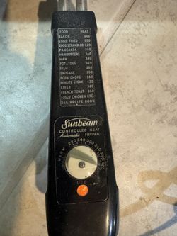 Sunbeam Automatic Frypan